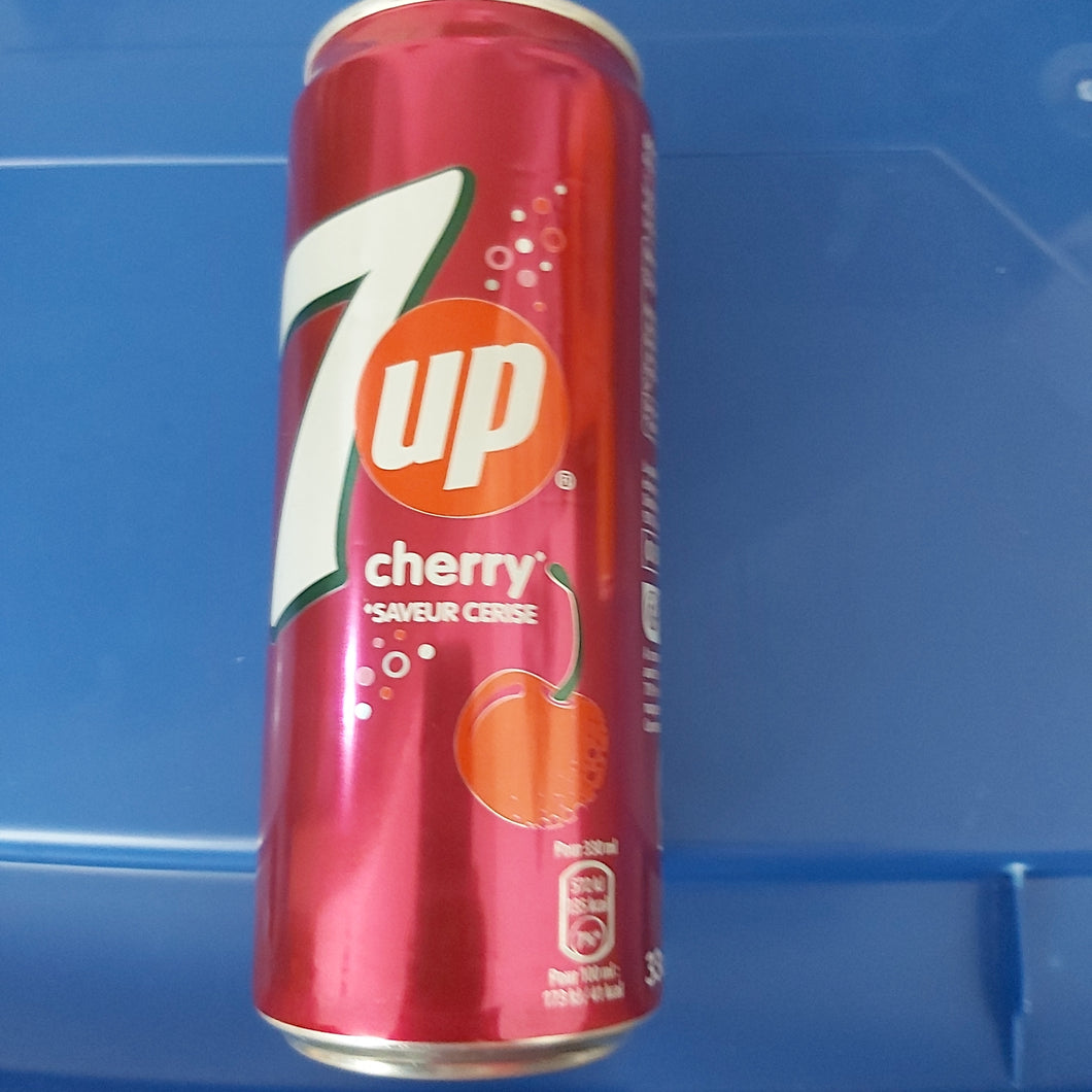 7UP - CHERRY - CANETTE  355ML