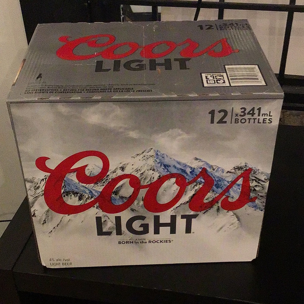COORS LIGHT - BIERE - CAN  12x341 ML