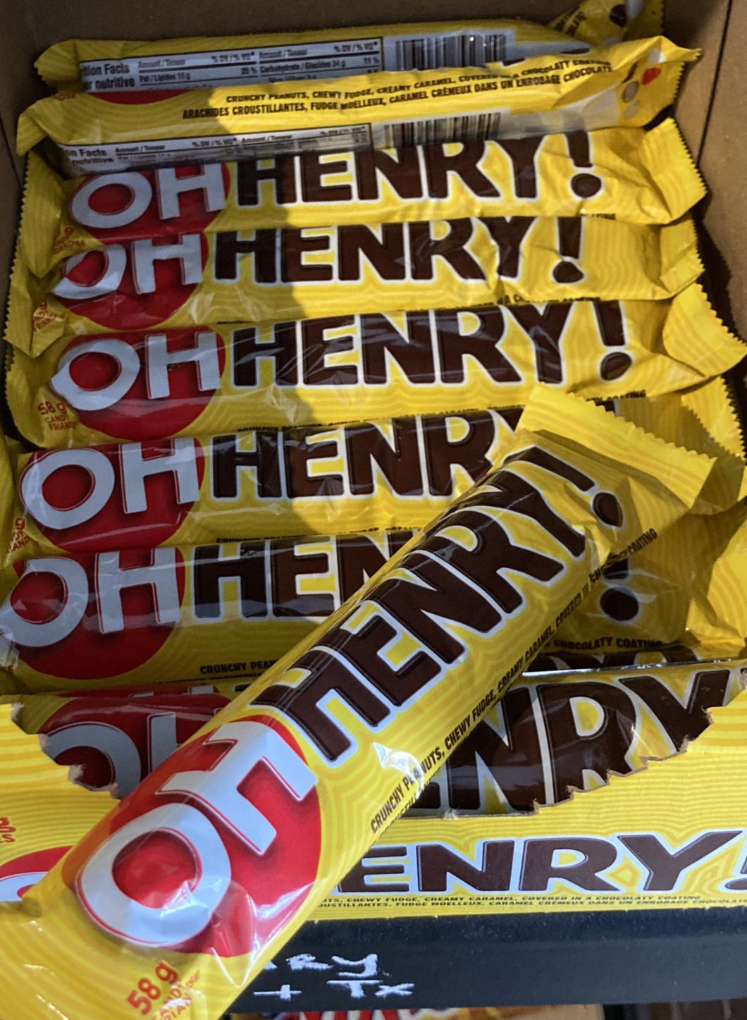 OH HENRY - BARRE CHOCOLAT - 58G