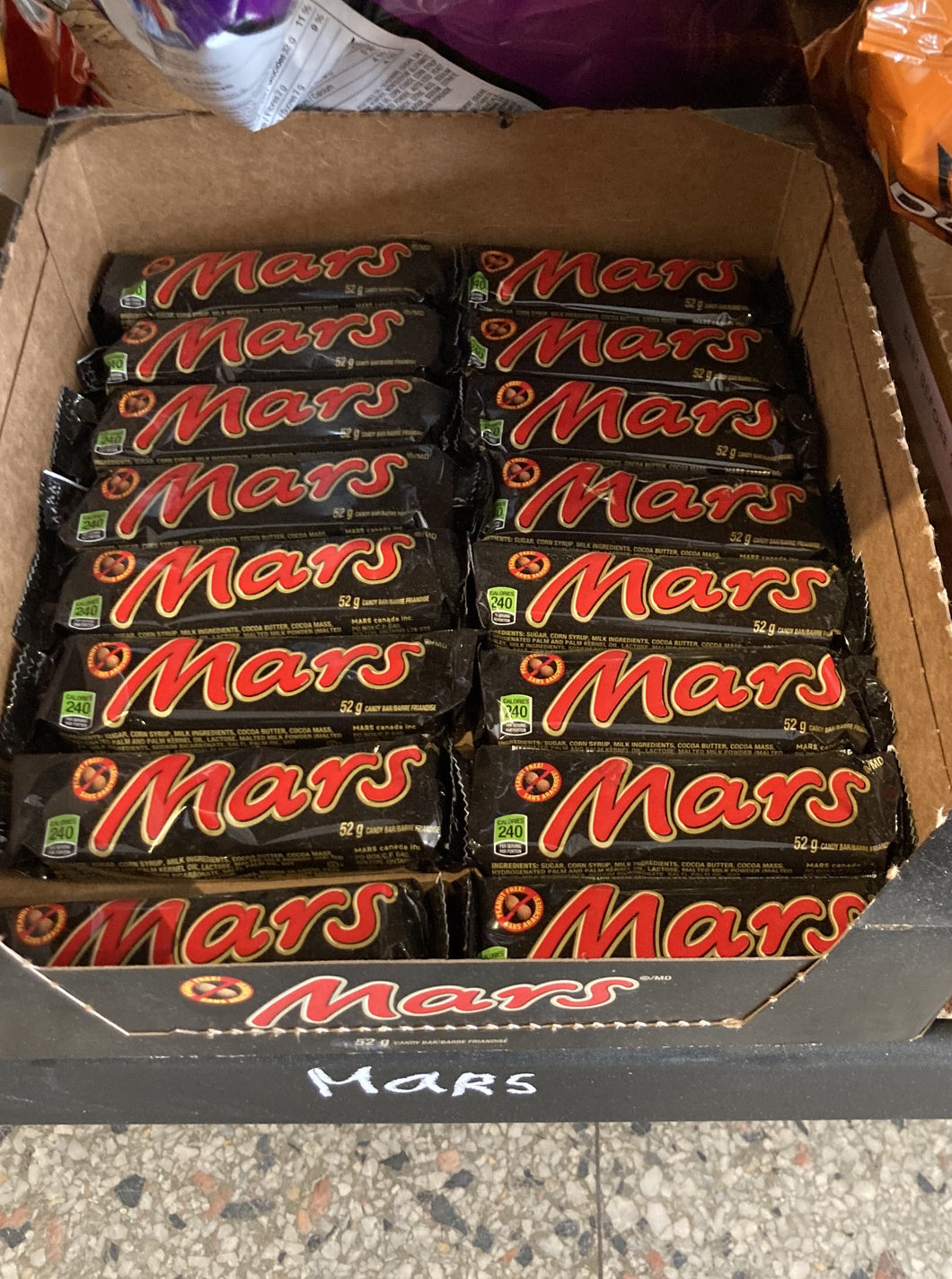MARS - BARRE CHOCOLAT - 52G