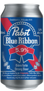 PABST BLUE RIBBON STRONG - BEER- CAN- 355 ML