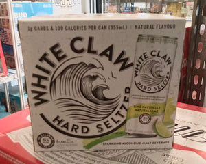 WHITE CLAW SELTZER - LIME NATURELLE - BREUVAGE ALCOOLISE - CAN 6/355ML