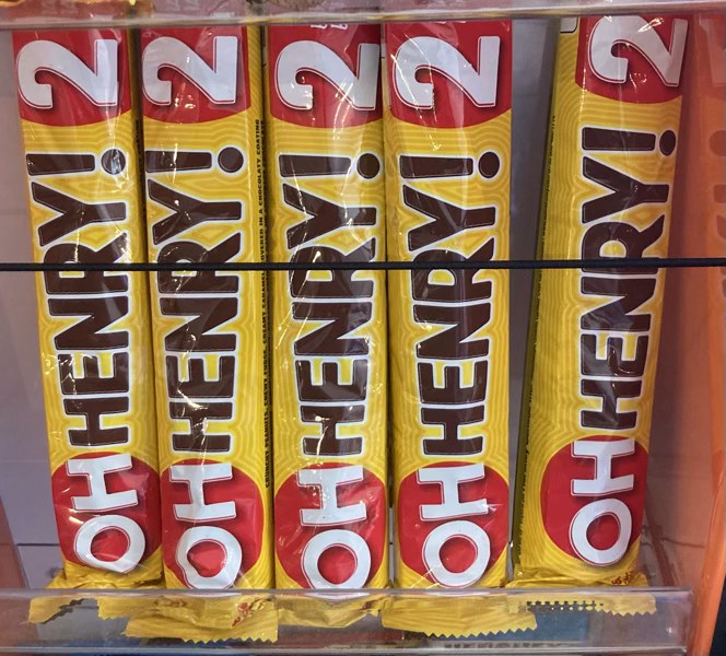 OH HENRY GRAND FORMAT - BARRE CHOCOLAT - 85G