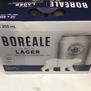 BOREAL LAGER - BIERE - CAN 12x355 ML