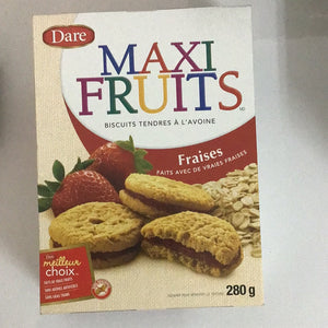 DARE - MAXI FRUITS BISCUITS - FRAISE - 280G