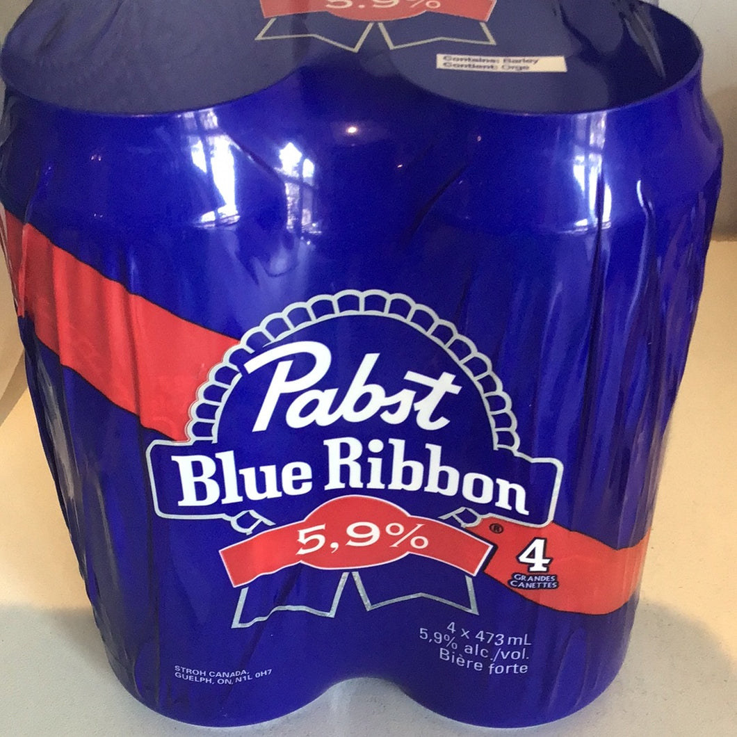 PABST BLUE RIBBON STRONG- BIERE- CAN 4X473ML