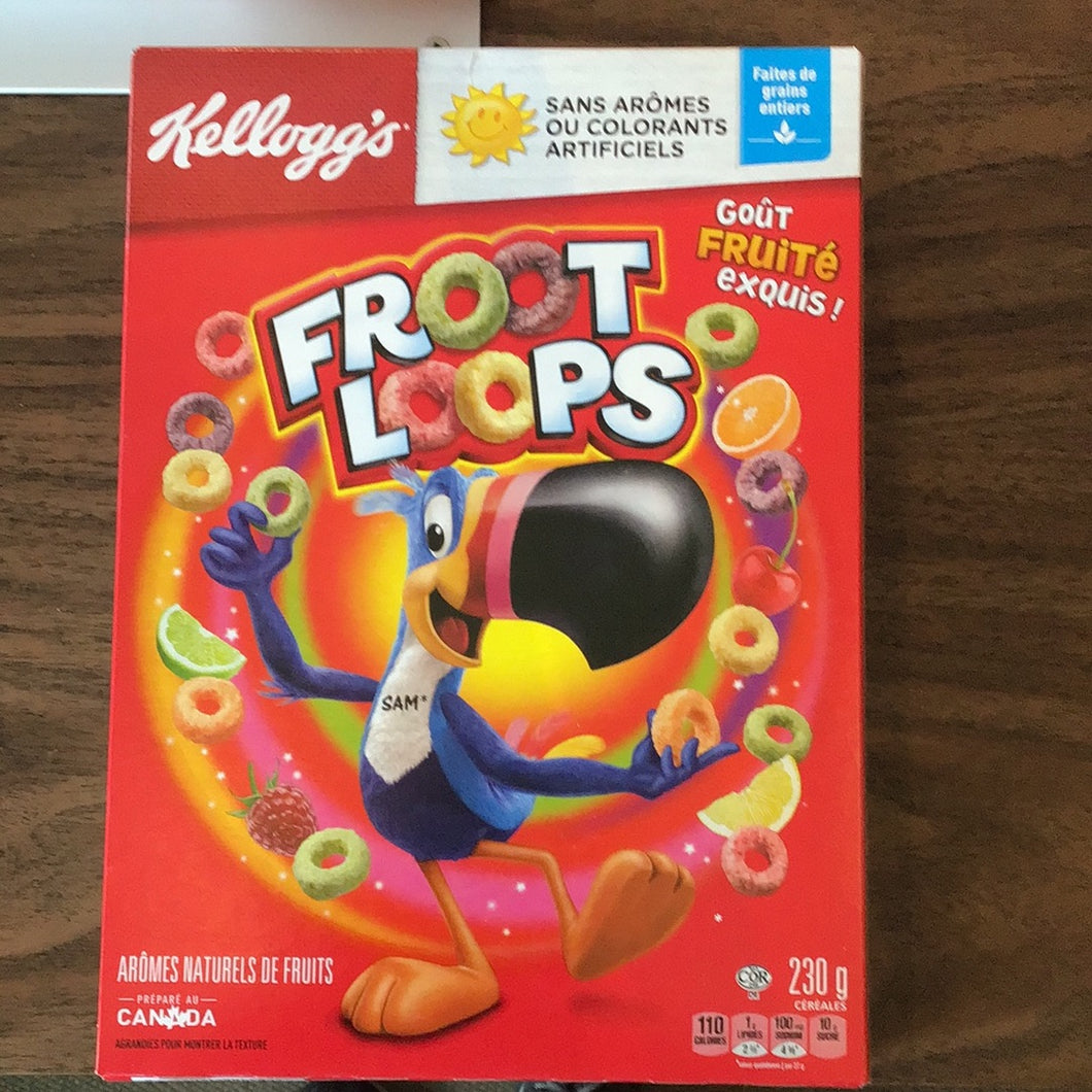KELLOGG'S - CEREALES FROOT LOOPS - 230G